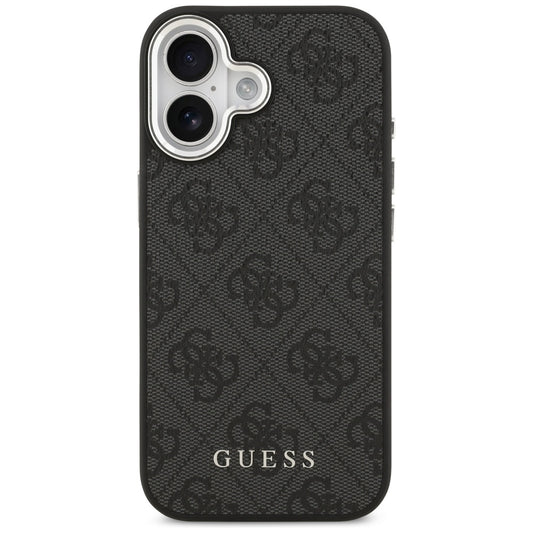 MagSafe hoesje voor Apple iPhone 17, Guess, 4G Classic Logo, Zwart
