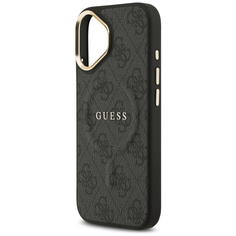 MagSafe Case for Apple iPhone 17, Guess, 4G Classic, Black