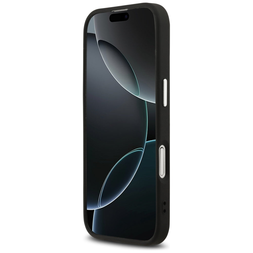 MagSafe hoesje voor Apple iPhone 17, Guess, Classic Logo, Zwart