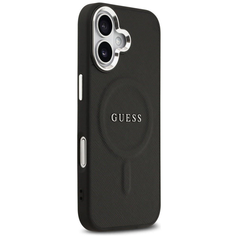 MagSafe hoesje voor Apple iPhone 17, Guess, Classic Logo, Zwart
