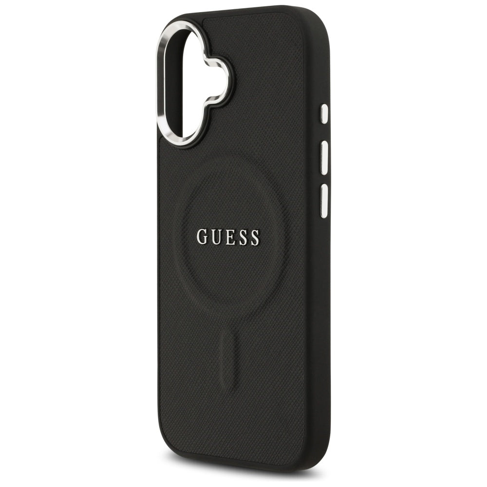 MagSafe hoesje voor Apple iPhone 17, Guess, Classic Logo, Zwart