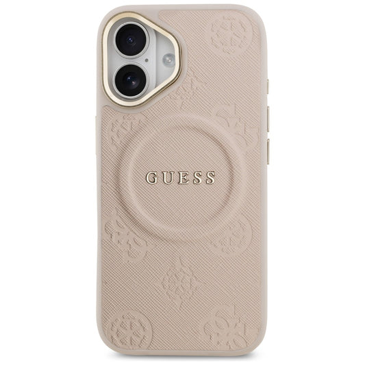 MagSafe hoesje voor Apple iPhone 17, Guess, Peony Hot Stamp, Roze