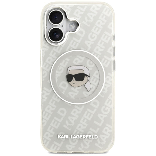 MagSafe hoes voor Apple iPhone 17, Karl Lagerfeld, IML Karl's Head, Gri