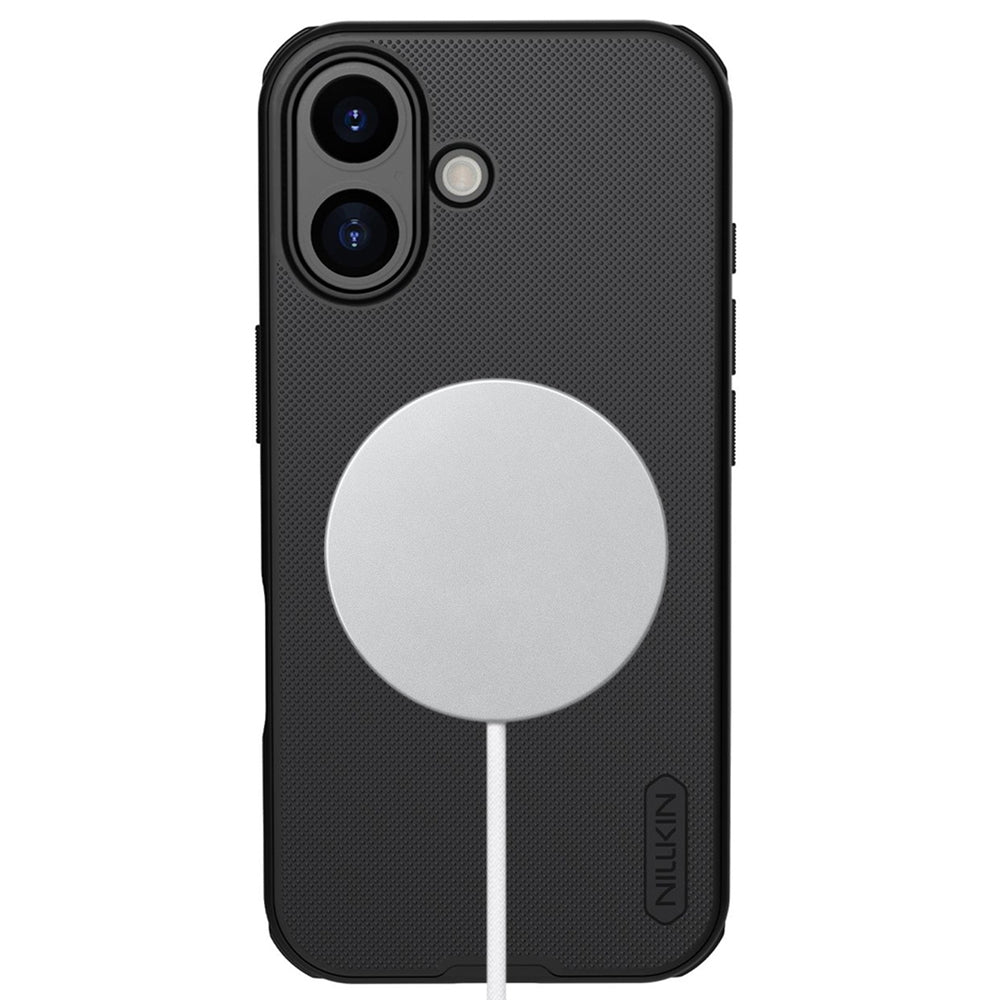 Coque MagSafe pour Apple iPhone 17, Nillkin, Super Shield Pro, Noir Satiné