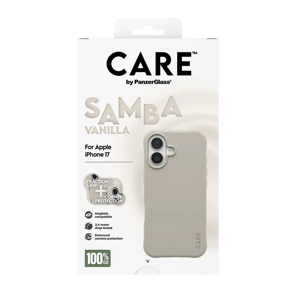 Coque MagSafe pour Apple iPhone 17, PanzerGlass, Care Fashionable, Beige