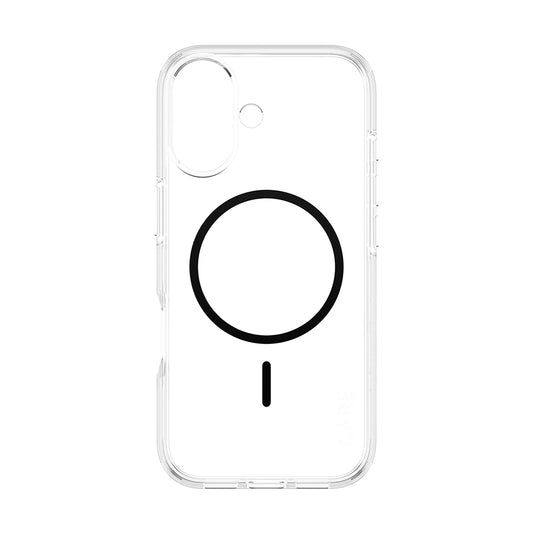 MagSafe hoesje voor Apple iPhone 17, PanzerGlass, Care Urban Explorer, Zwart Transparant