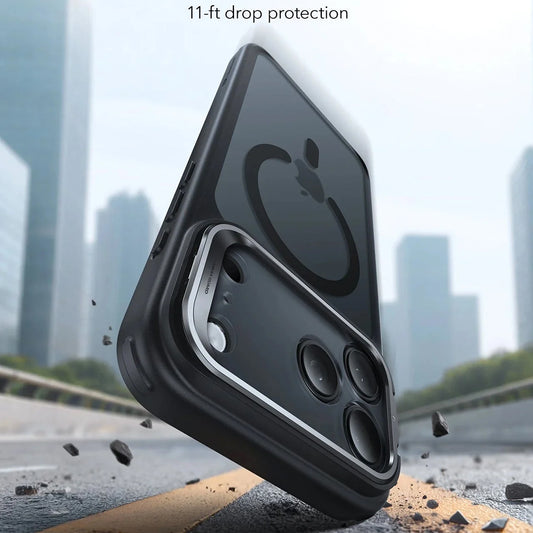 MagSafe hoes voor Apple iPhone 17 Pro Max, ESR, Classic Hybrid Kickstand, Satijnzwart