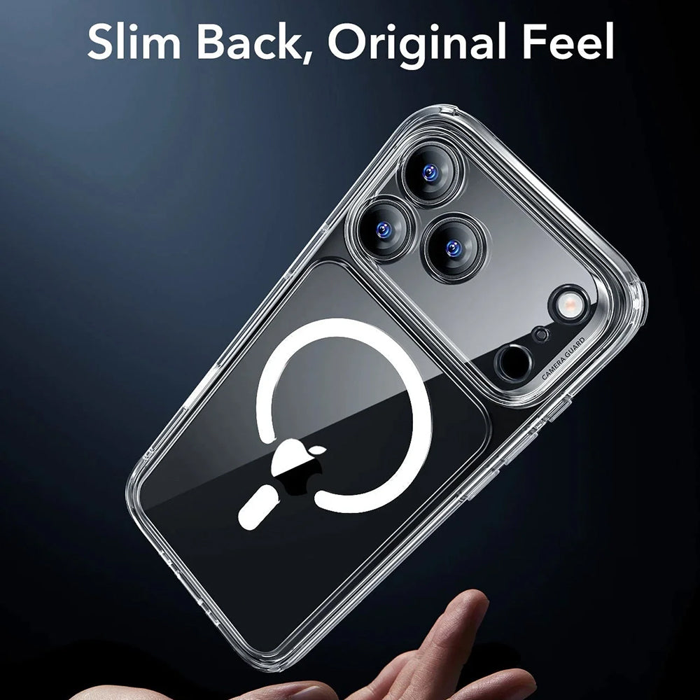 Coque MagSafe pour Apple iPhone 17 Pro Max, ESR, Classic Hybrid, Transparente