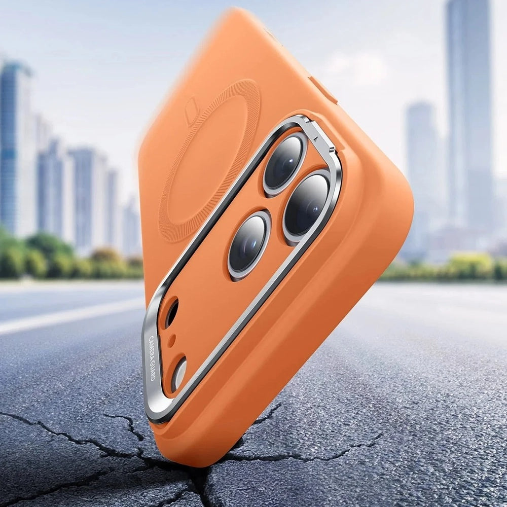 Étui MagSafe pour Apple iPhone 17 Pro Max, ESR, Cloud Soft Kickstand, Orange