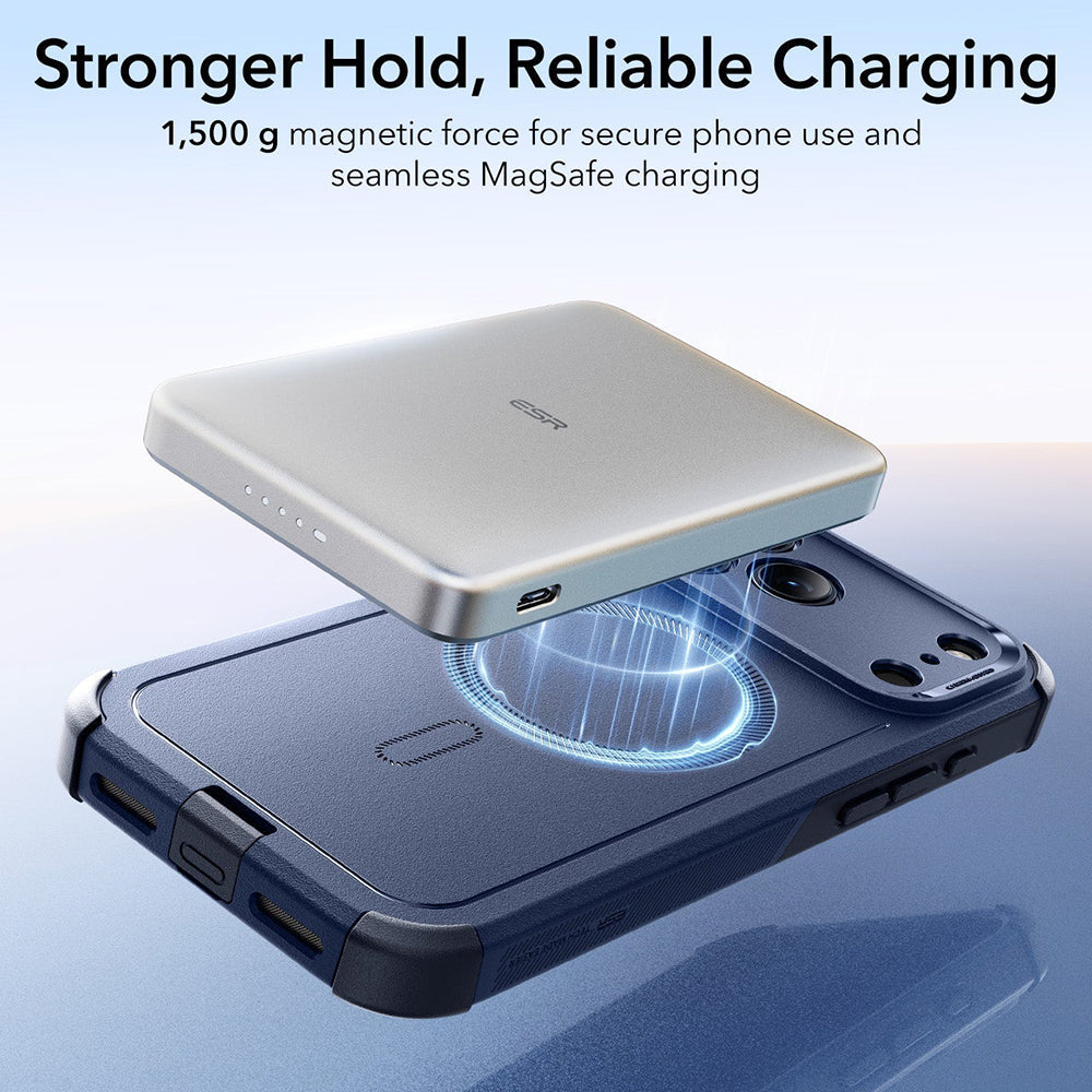 MagSafe hoes voor Apple iPhone 17 Pro Max, ESR, Cyber, Blauw