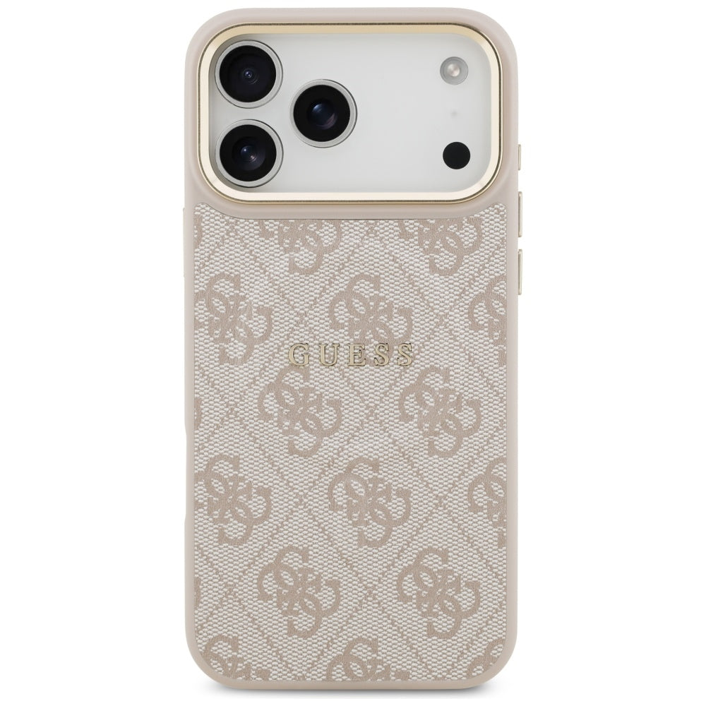 MagSafe hoesje voor Apple iPhone 17 Pro Max, Guess, 4G Classic, Roze