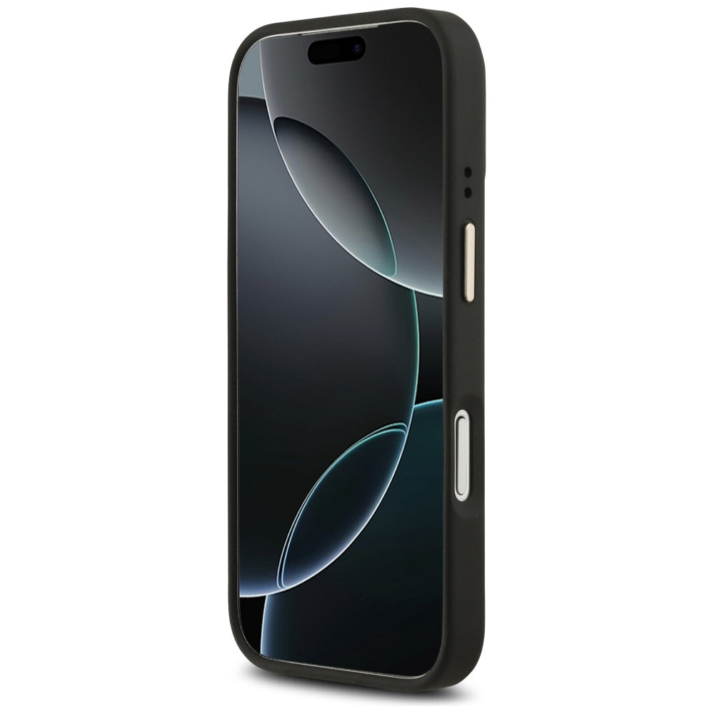 MagSafe hoesje voor Apple iPhone 17 Pro Max, Guess, 4G Stripe, Zwart