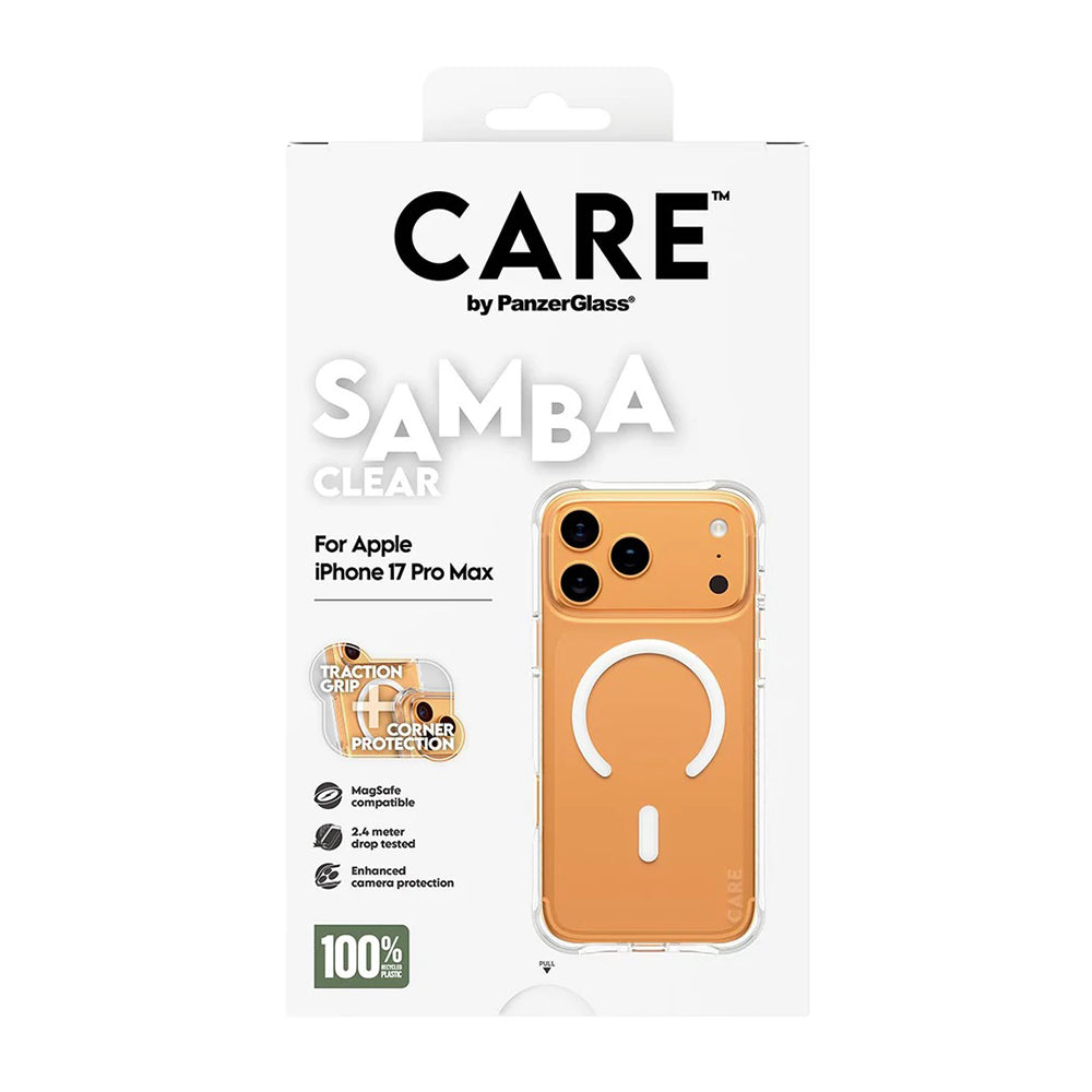 MagSafe hoes voor Apple iPhone 17 Pro Max, PanzerGlass, Modieus, Transparant Wit