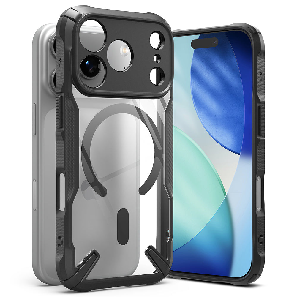 MagSafe hoesje voor Apple iPhone 17 Pro Max, Ringke, Fusion X, Zwart