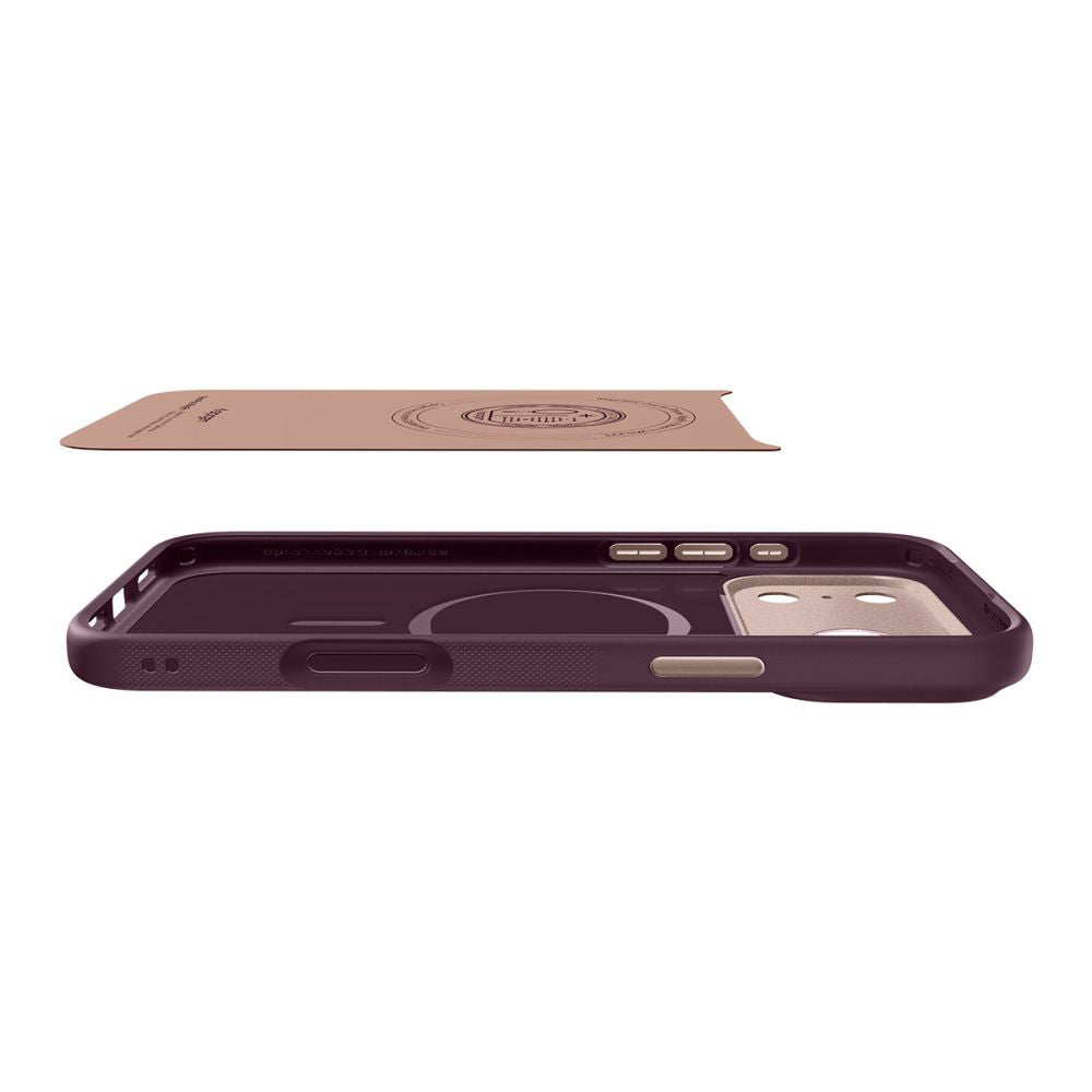 MagSafe hoesje voor Apple iPhone 17 Pro Max, Spigen, Caseology Nano Pop, Kersenrood ACS10261