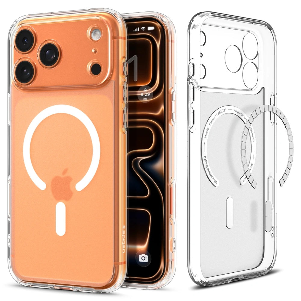 Coque MagSafe pour Apple iPhone 17 Pro Max, Spigen, Ultra Hybrid, Blanc Satiné ACS10286