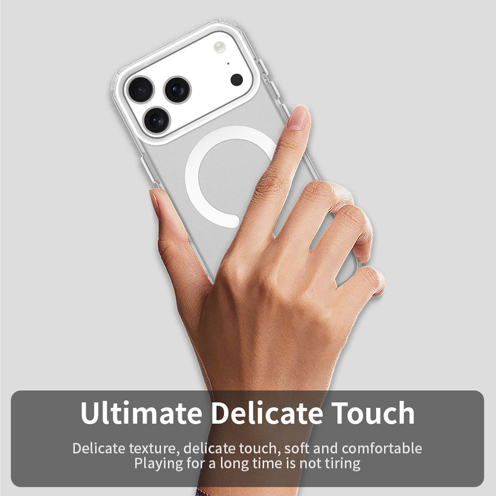 MagSafe hoesje voor Apple iPhone 17 Pro Max, Techsuit, CandyCase, Wit