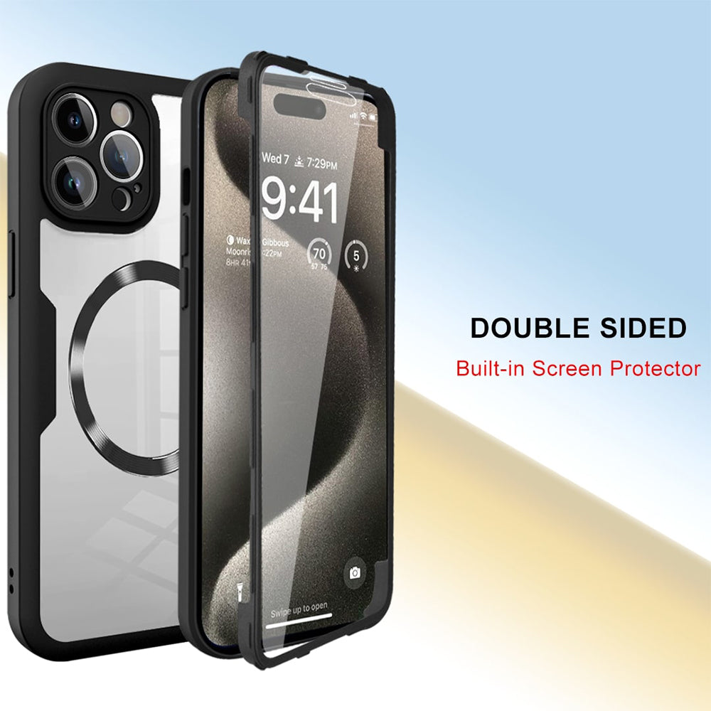 MagSafe hoesje voor Apple iPhone 17 Pro Max, Techsuit, ColorVerse 360, Paars