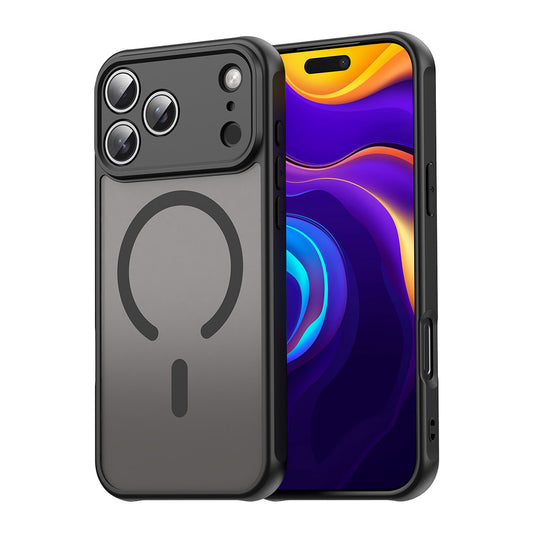 MagSafe hoesje voor Apple iPhone 17 Pro Max, Techsuit, HaloFrost II, Zwart