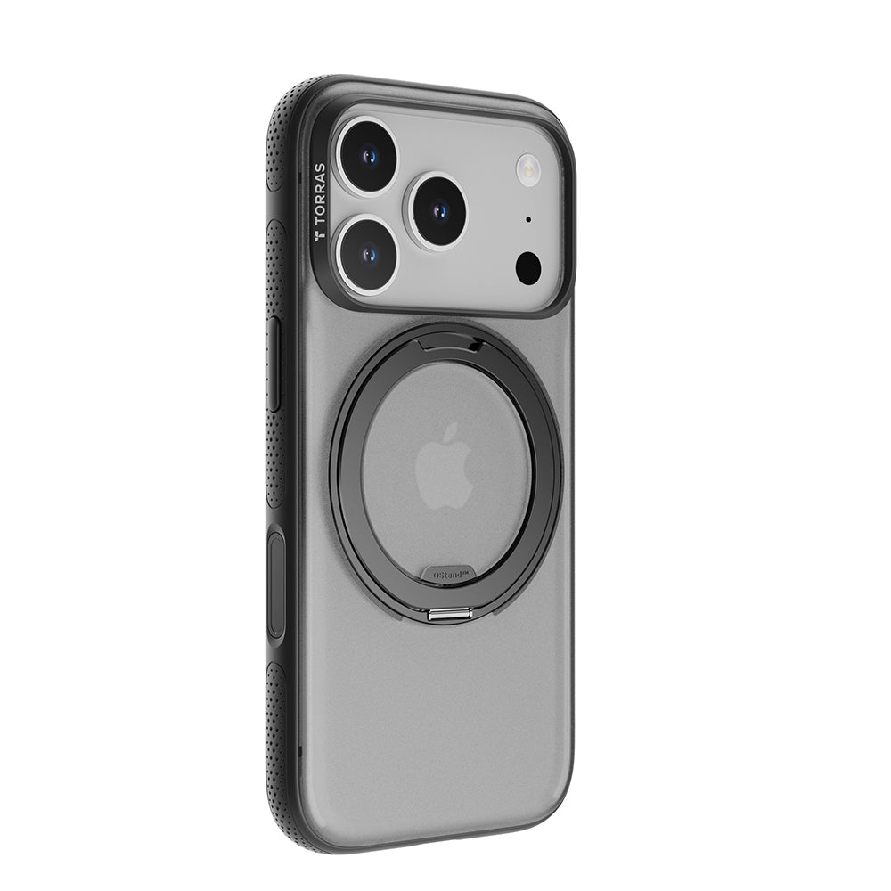 MagSafe Hülle für Apple iPhone 17 Pro Max, Torras, Ostand R Fitness, Schwarz