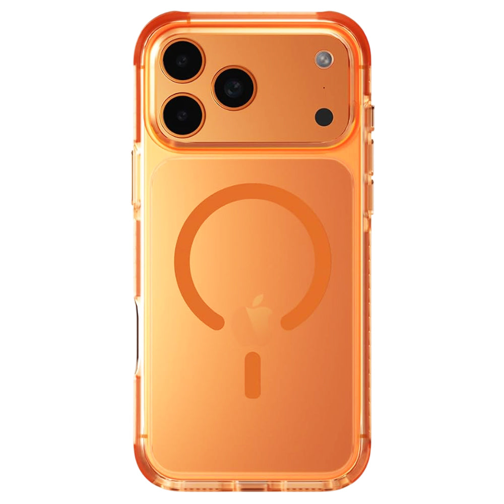MagSafe Hülle für Apple iPhone 17 Pro Max, UNIQ, Combat MagClick, Orange
