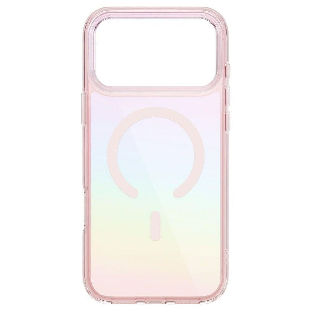 MagSafe hoesje voor Apple iPhone 17 Pro Max, UNIQ, Iridescia MagClick, Pastelblauw