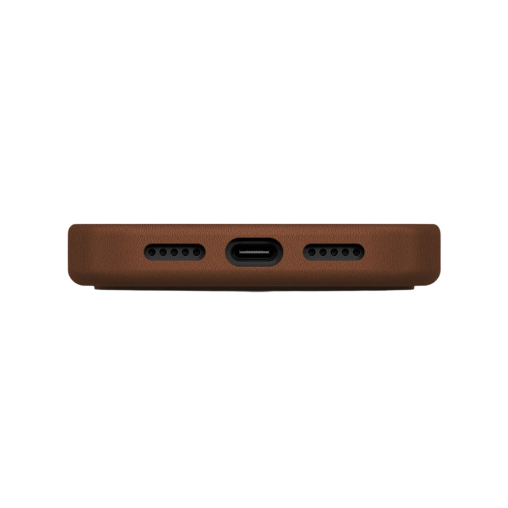 MagSafe-hoes voor Apple iPhone 17 Pro Max, UNIQ, Lyden Leatherette, Bruin