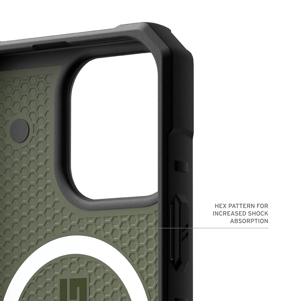 MagSafe hoesje voor Apple iPhone 17 Pro Max, Urban Armor Gear, Pathfinder, Groen
