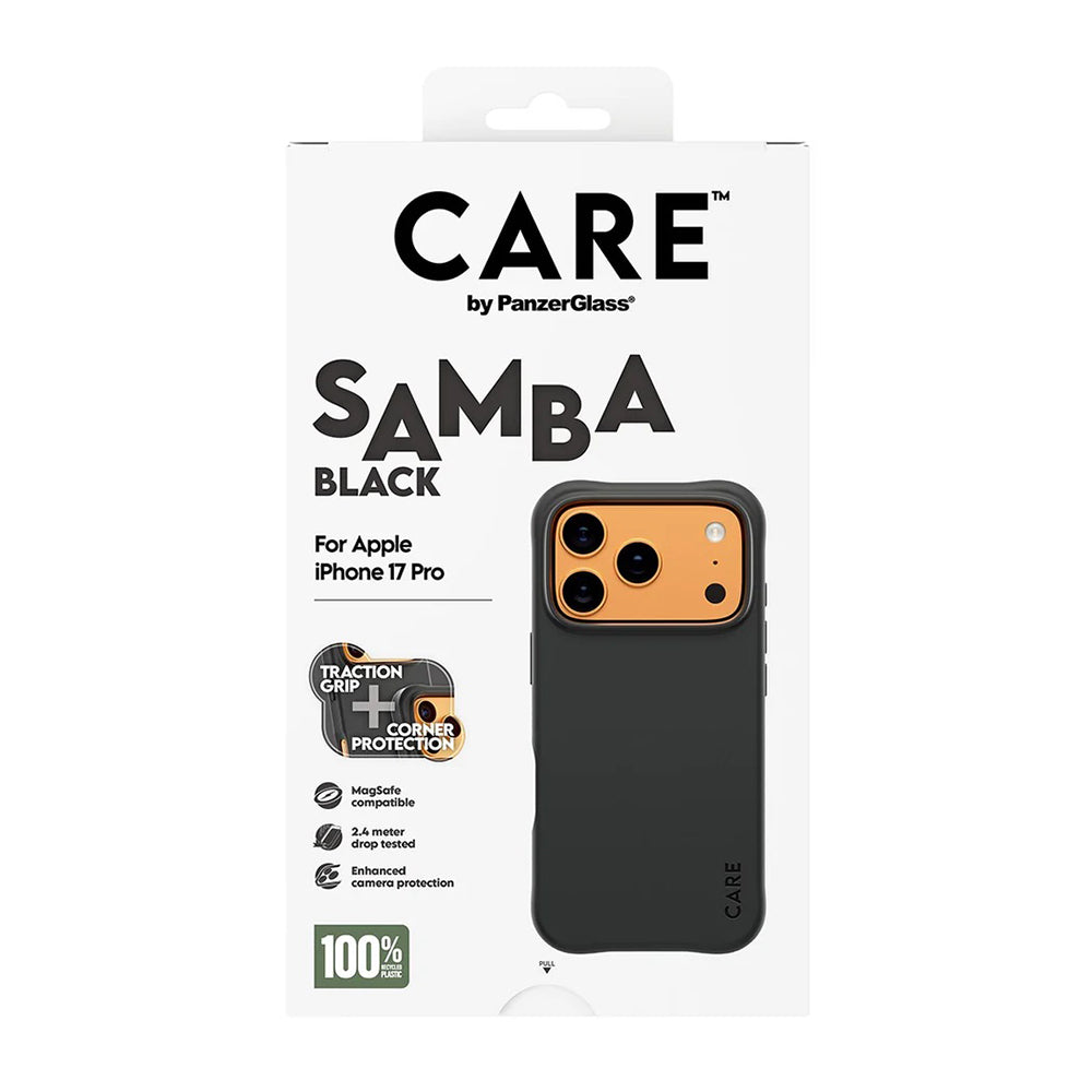 MagSafe hoes voor Apple iPhone 17 Pro, PanzerGlass, Care Fashionable, Zwart