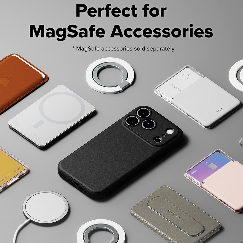 MagSafe hoes voor Apple iPhone 17 Pro, Ringke, Onyx, Zwart