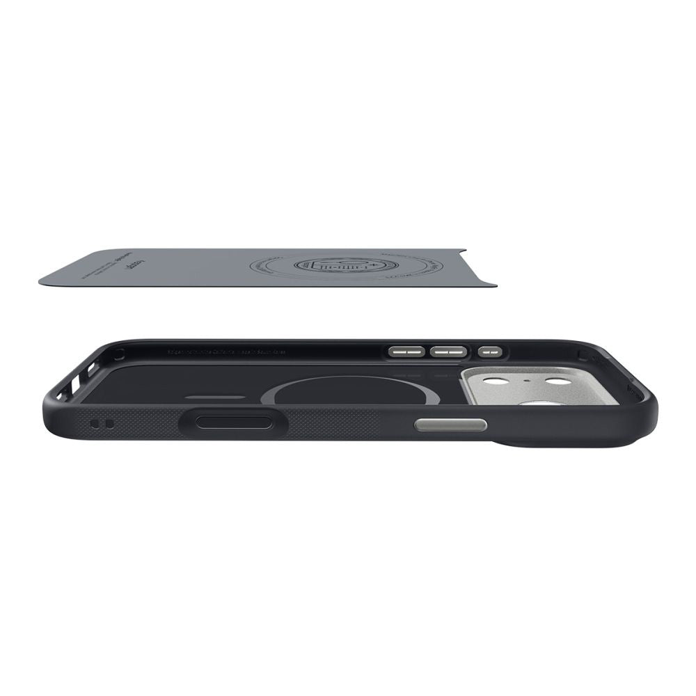 MagSafe hoesje voor Apple iPhone 17 Pro, Spigen, Caseology Nano Pop, Zwart ACS10328