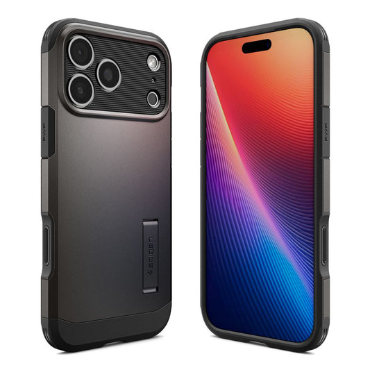 MagSafe hoesje voor Apple iPhone 17 Pro, Spigen, Tough Armor T, Gri