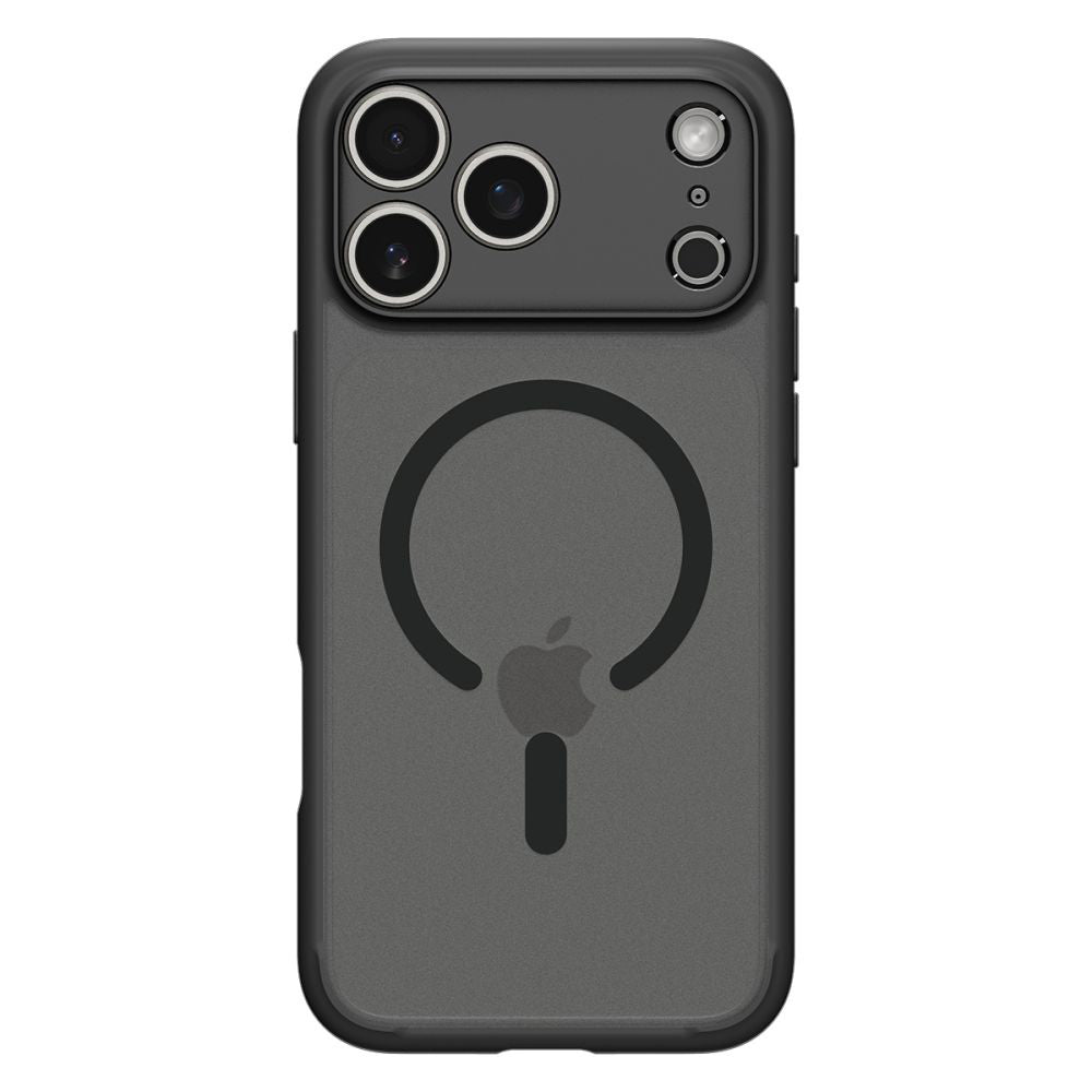 MagSafe hoesje voor Apple iPhone 17 Pro, Spigen, Ultra Hybrid, Satijnzwart ACS10349