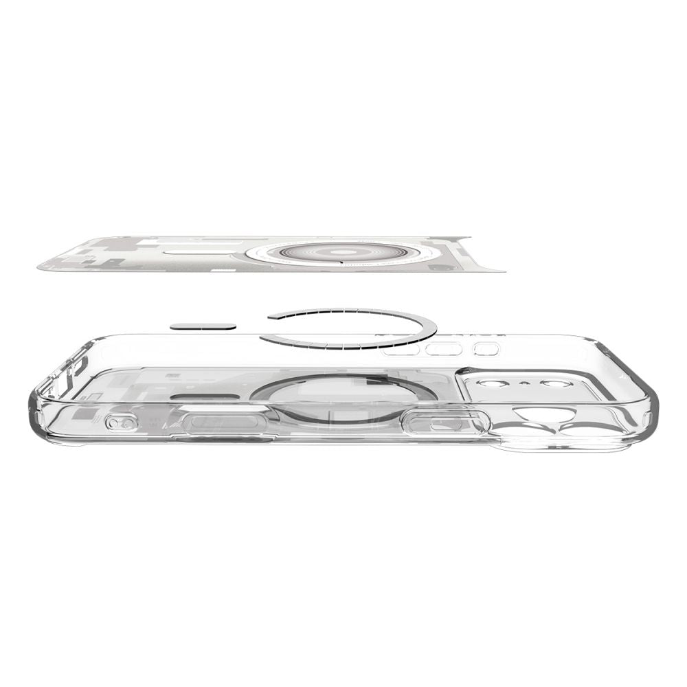 MagSafe Hülle für Apple iPhone 17 Pro, Spigen, Ultra Hybrid Zero One, Weiß ACS10351