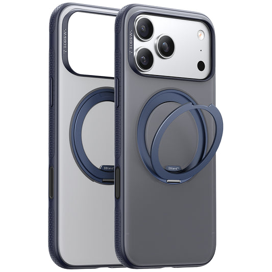 MagSafe hoesje voor Apple iPhone 17 Pro, Torras, Ostand R Fitness, Blauw