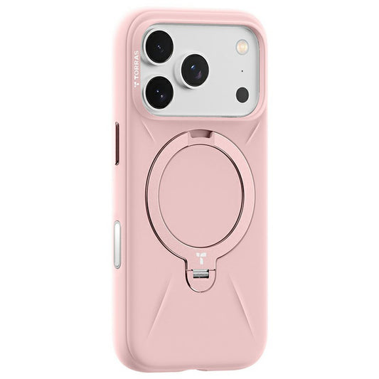 MagSafe hoesje voor Apple iPhone 17 Pro, Torras, QPRO Silicone, Roze