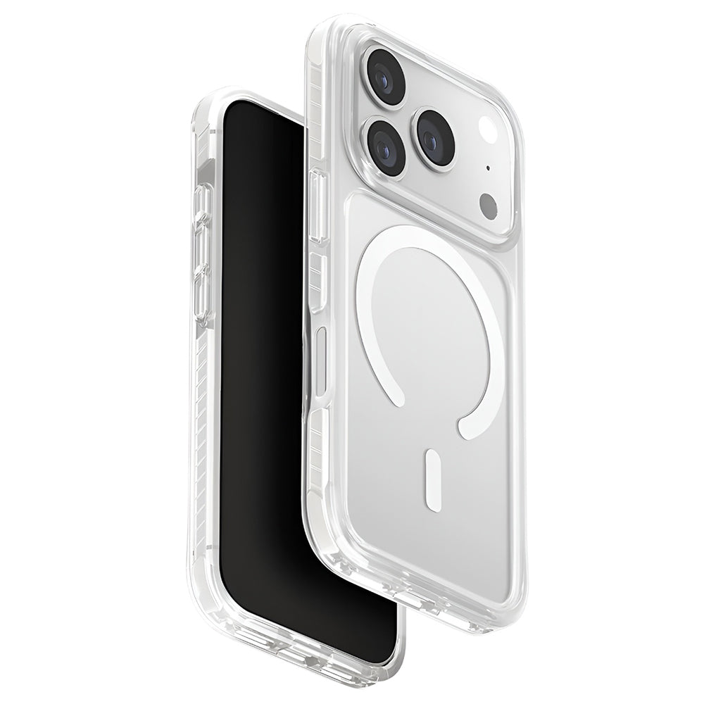 MagSafe hoes voor Apple iPhone 17 Pro, UNIQ, Combat MagClick, Wit