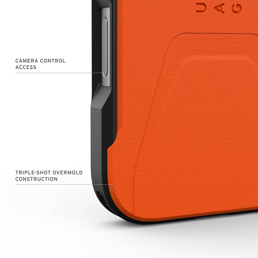 Coque MagSafe pour Apple iPhone 17 Pro, Urban Armor Gear, Civilian, Orange