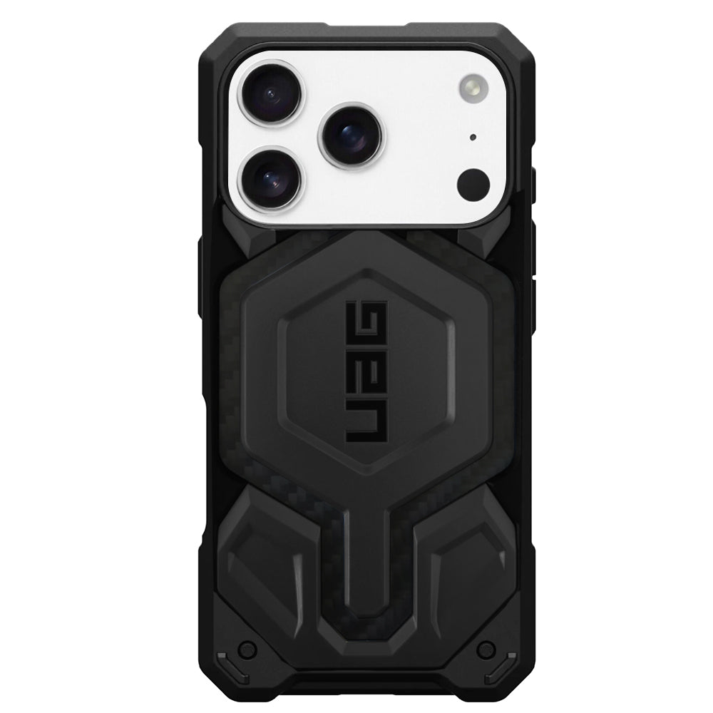 MagSafe hoes voor Apple iPhone 17 Pro, Urban Armor Gear, Monarch Pro Carbon, Zwart