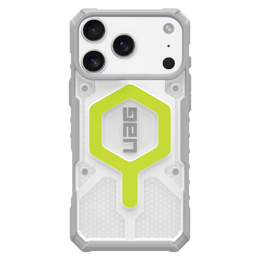 Coque MagSafe pour Apple iPhone 17 Pro, Urban Armor Gear, Pathfinder Clear, Vert