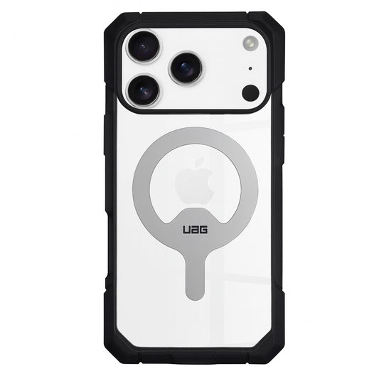 MagSafe hoesje voor Apple iPhone 17 Pro, Urban Armor Gear, Trooper, Transparant Grijs