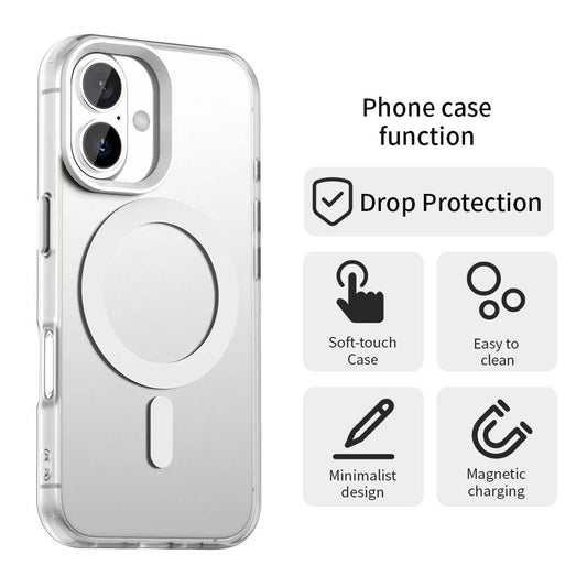 MagSafe hoes voor Apple iPhone 17, Techsuit, CandyCase, Wit