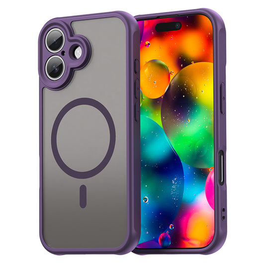 MagSafe hoesje voor Apple iPhone 17, Techsuit, HaloFrost II, Paars