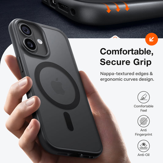 MagSafe Hülle für Apple iPhone 17, Torras, Guardian, Schwarz