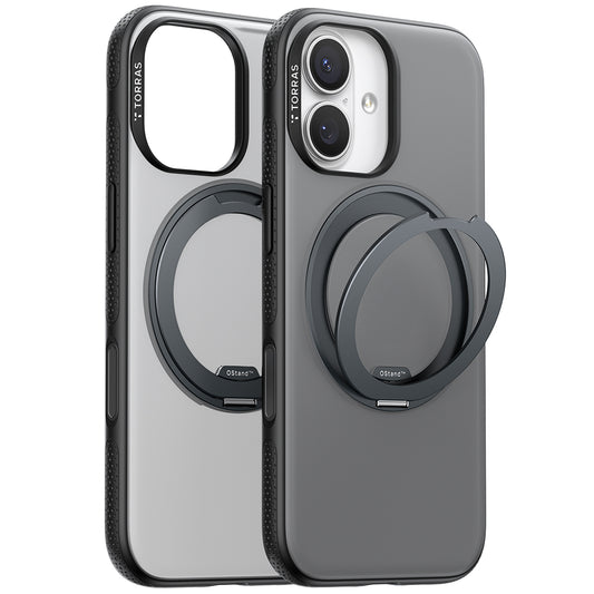 MagSafe hoes voor Apple iPhone 17, Torras, Ostand R Fitness, Zwart