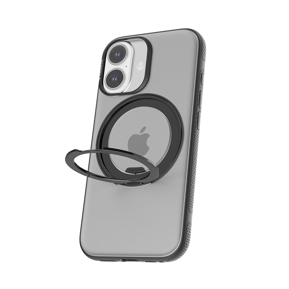 MagSafe hoesje voor Apple iPhone 17, Torras, Ostand R Fitness, Transparant