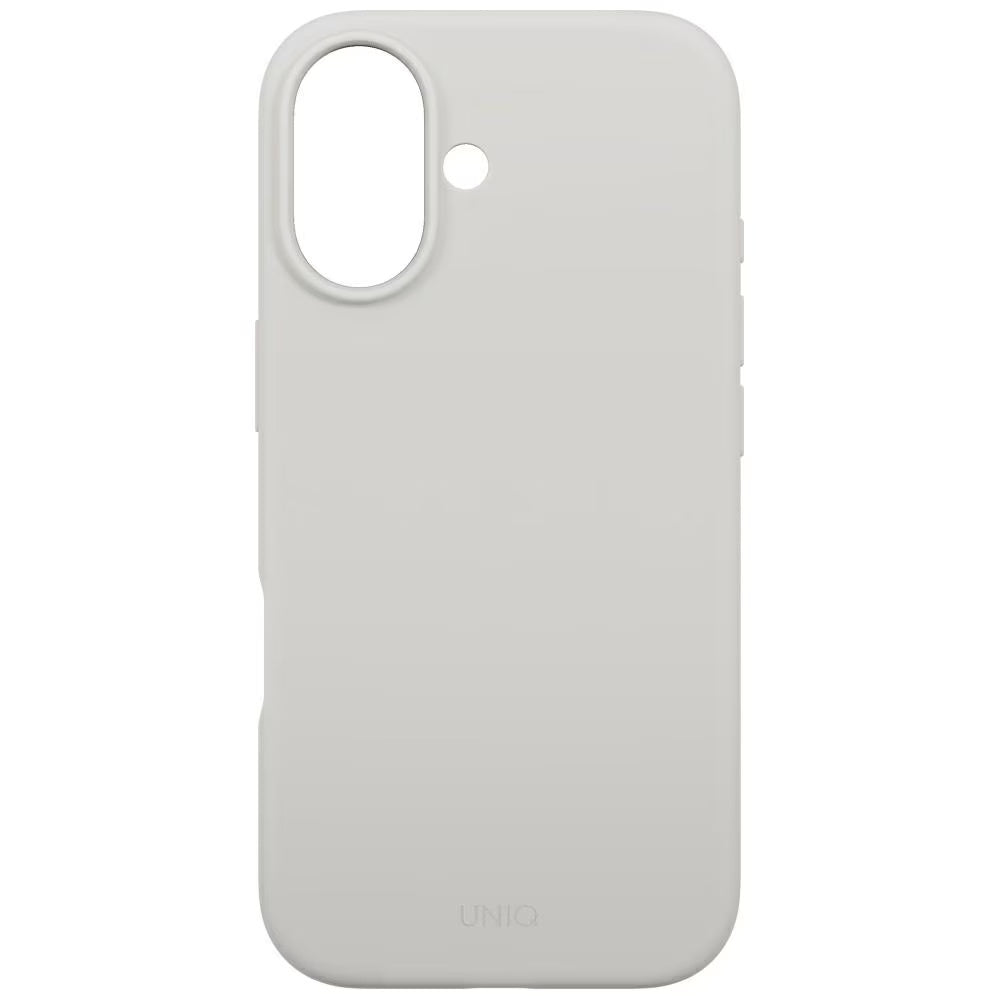 Housse MagSafe pour Apple iPhone 17, UNIQ, Lino MagClick, Gris