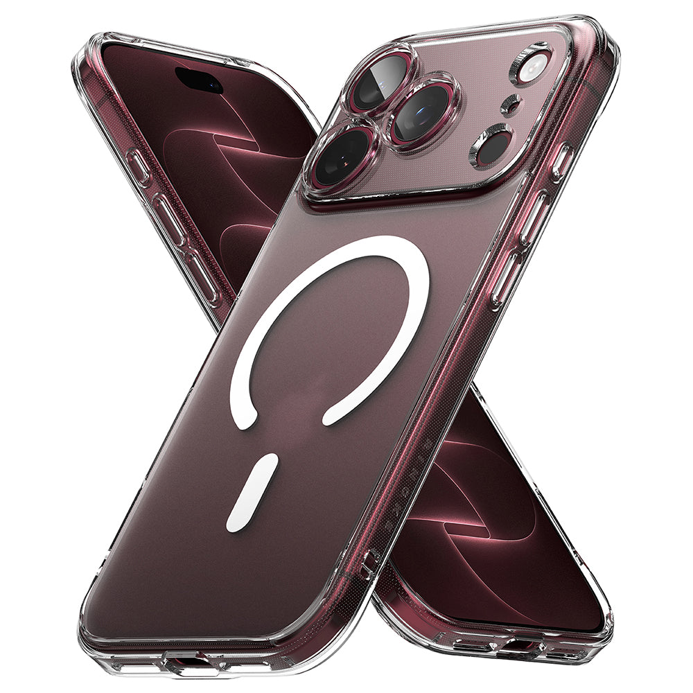 Coque MagSafe pour Apple iPhone 18 Pro / 17 Pro, Ringke, Fusion, Transparente Mate