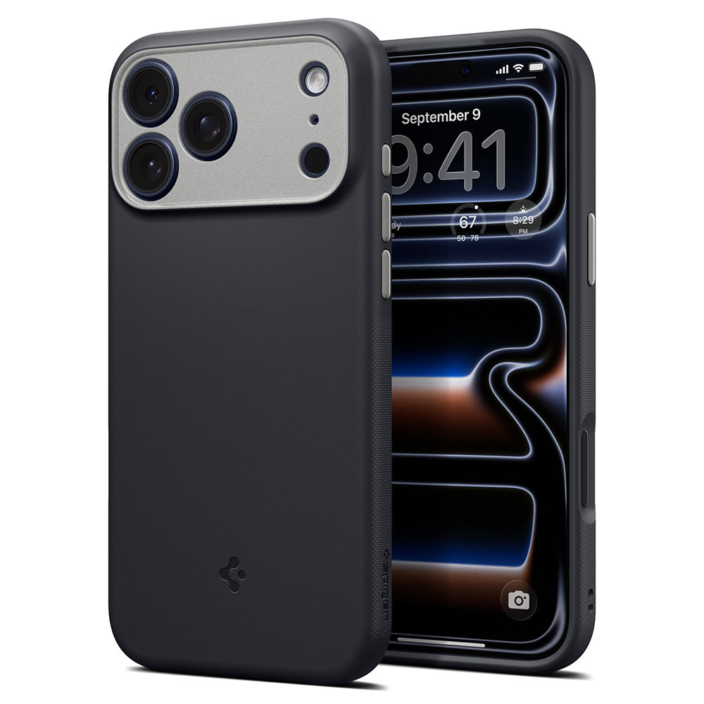 Coque MagSafe pour Apple iPhone 18 Pro / 17 Pro, Spigen, Caseology Nano Pop, Noire ACS12177