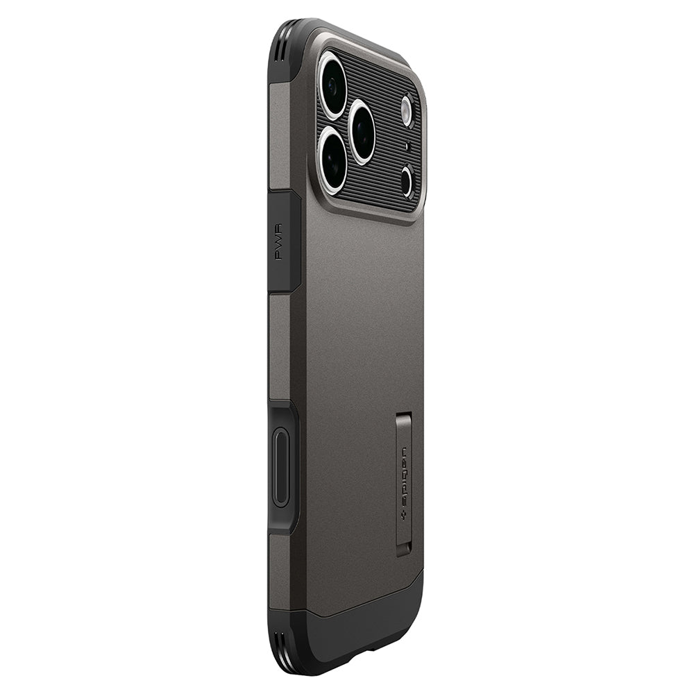 Coque MagSafe pour Apple iPhone 18 Pro / 17 Pro, Spigen, Tough Armor T, Gris ACS12174